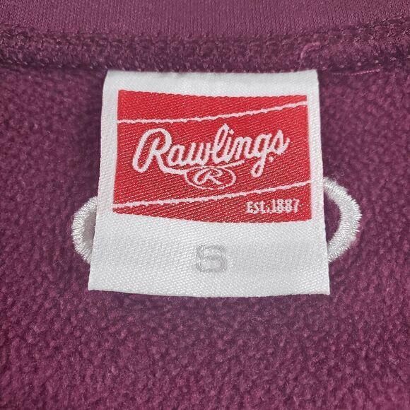 Cleveland Cavaliers Shirt Mens Small Maroon Rawlings Long Sleeve Active Warm-up - Picture 2 of 9